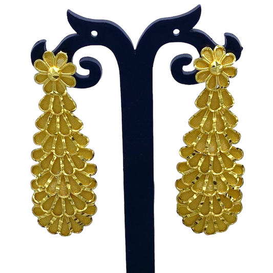 Gold Layerd Earring