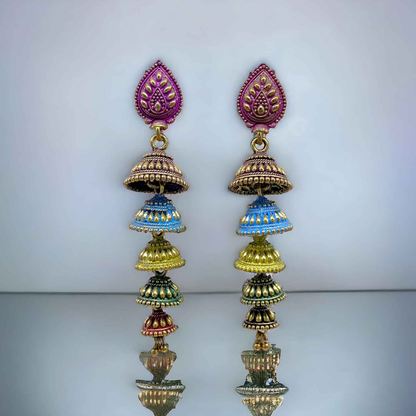 Multy Five Step Zumkha Earring