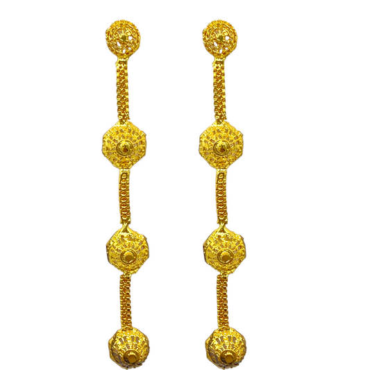 Long Gold Earring