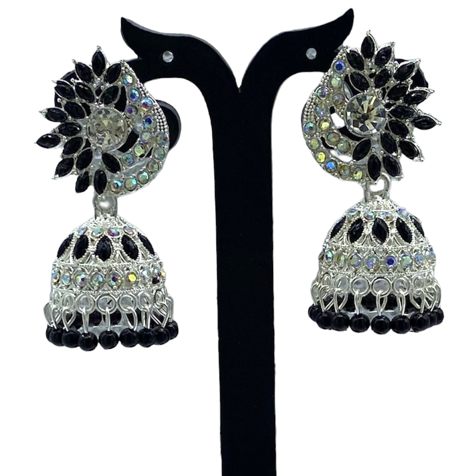 White gold Plated Zumkha Earring