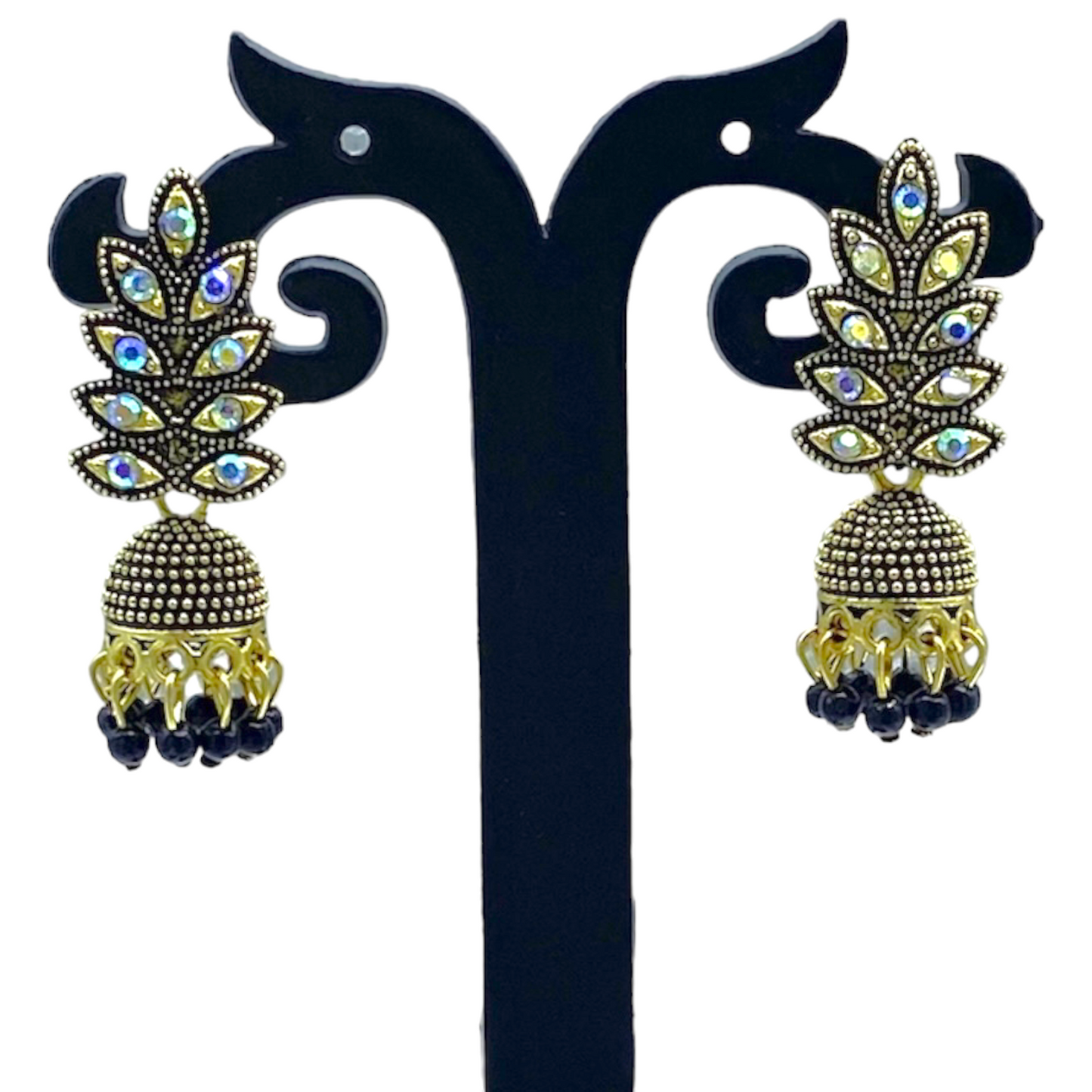 Diomond studded small Zumkha earring