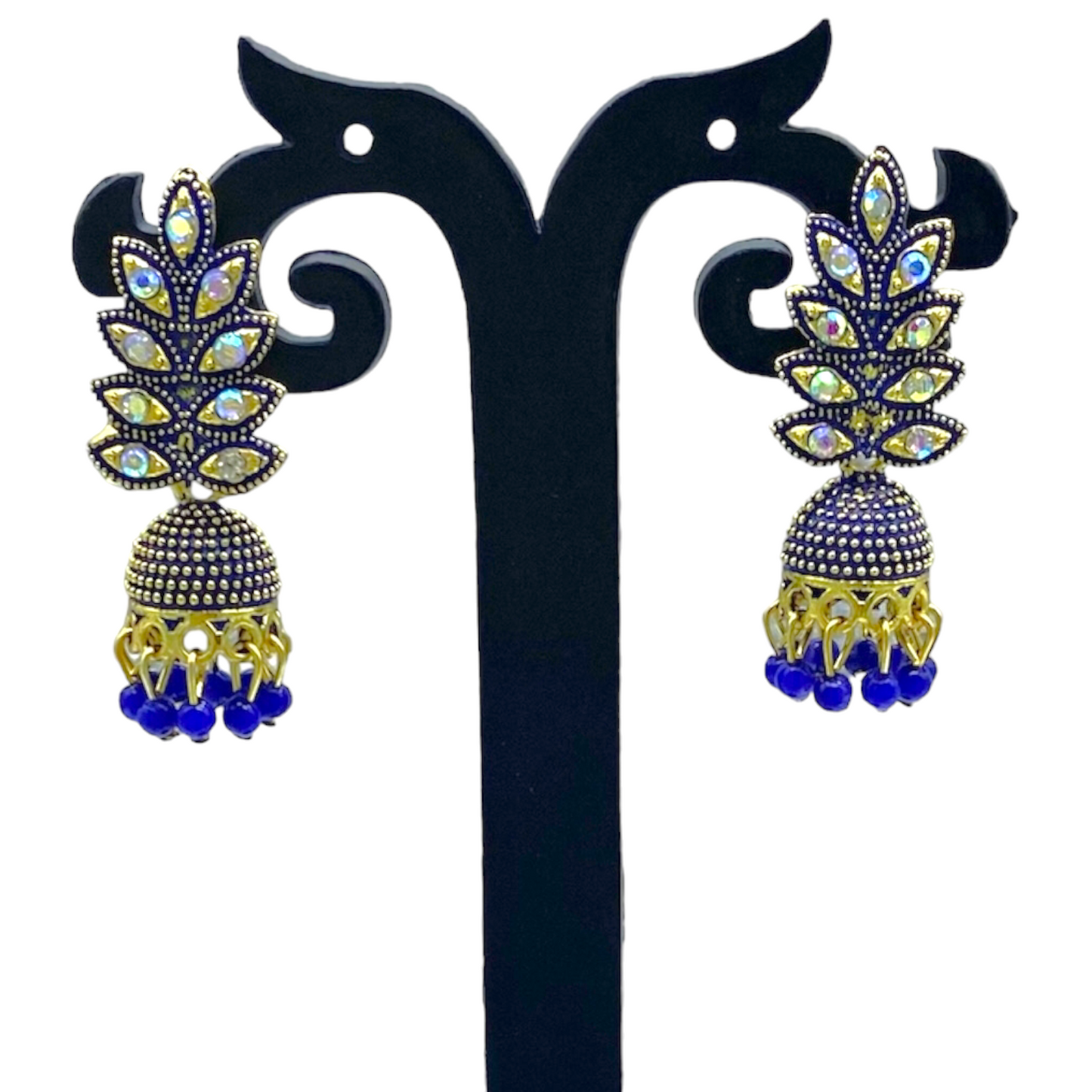 Diomond studded small Zumkha earring