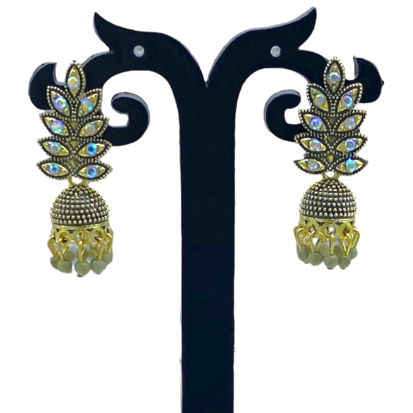 Diomond studded small Zumkha earring