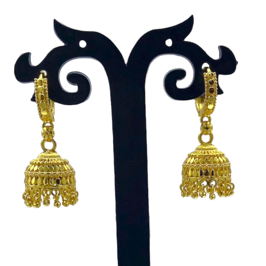 Gold Hoops with Zumkha