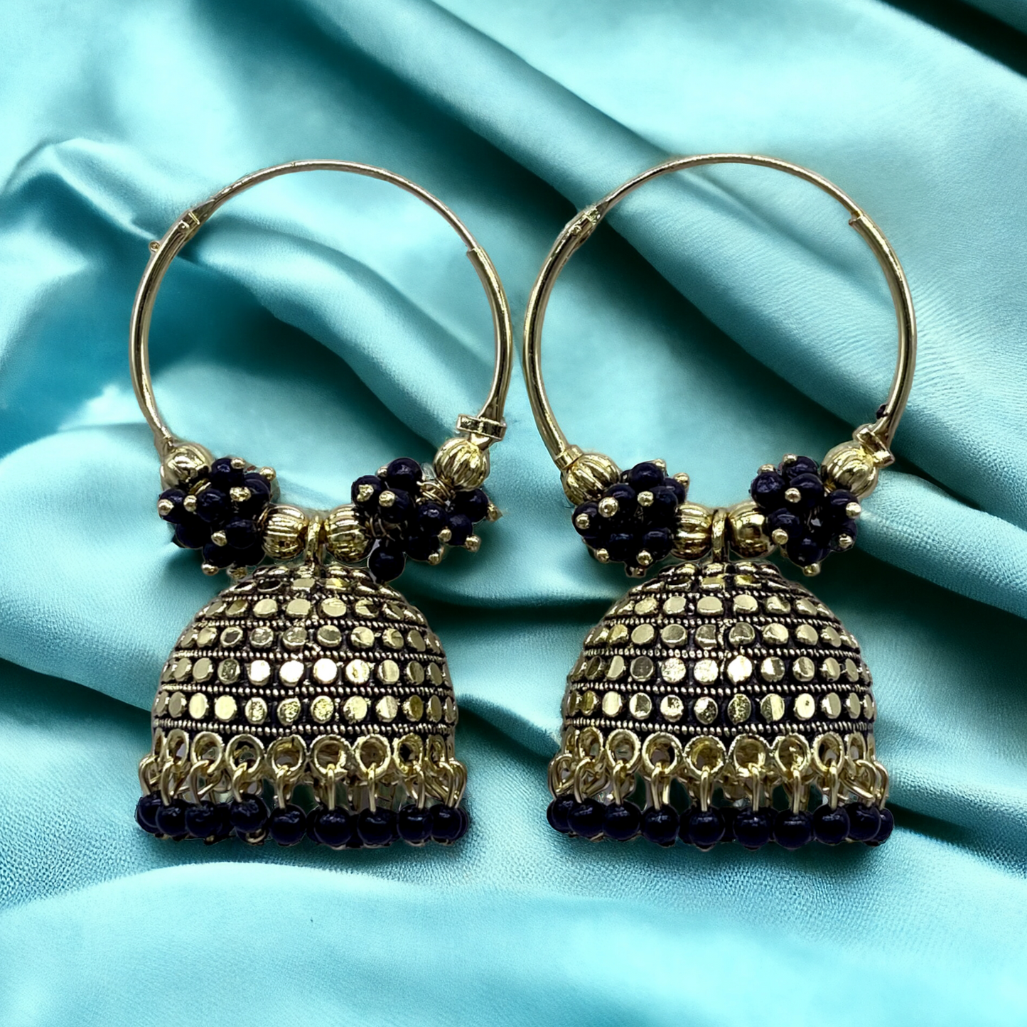 Color Earring with Stunning Doted Design