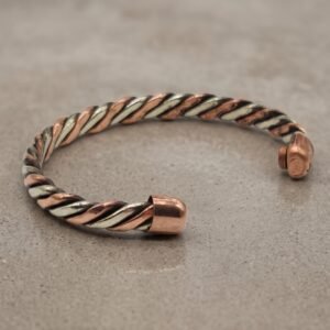 copper bracelet tri color